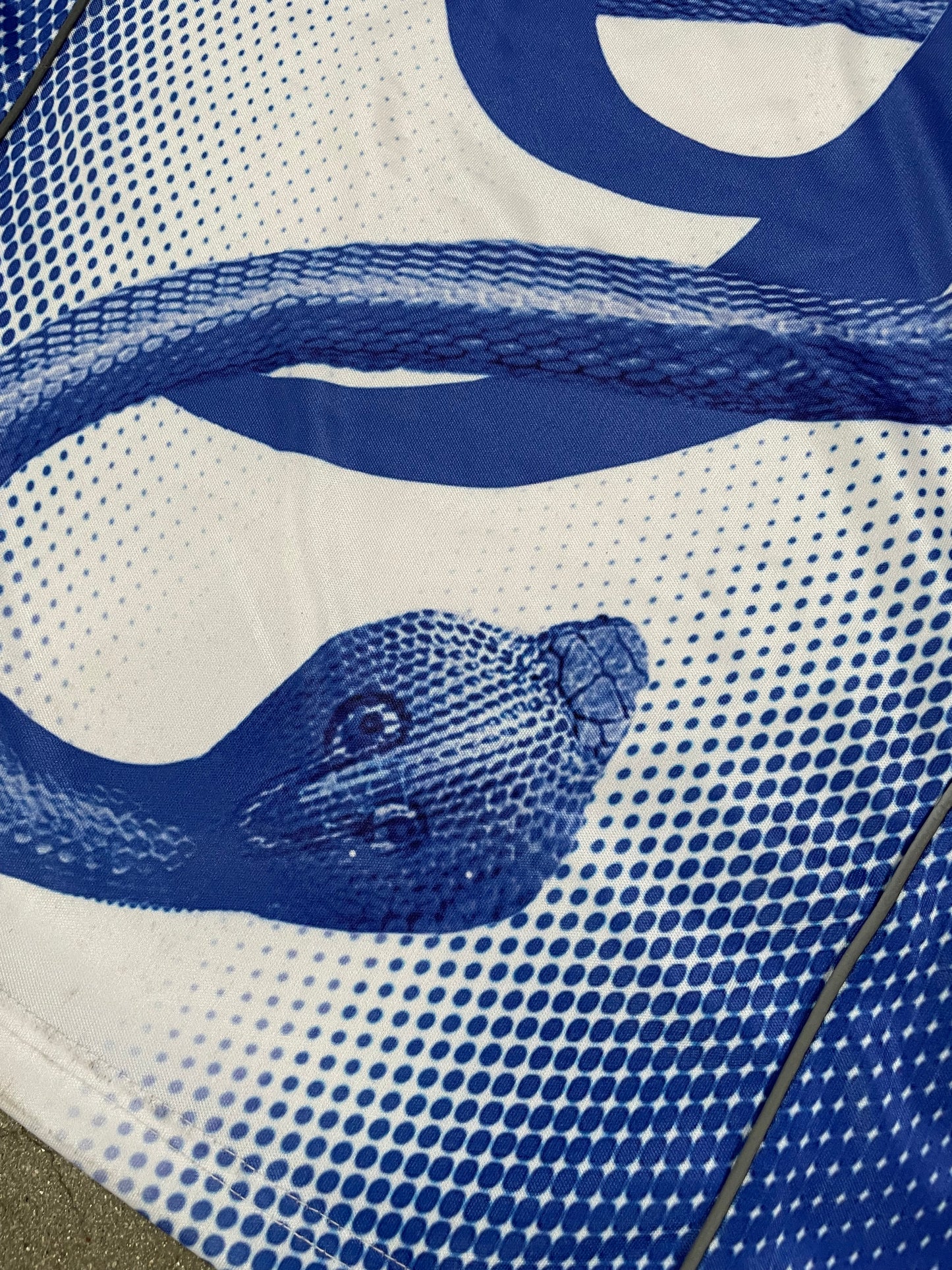 Snake Jersey Blue