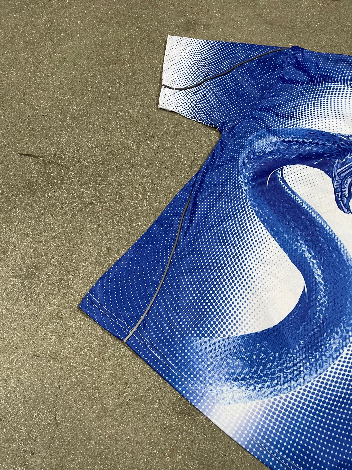 Snake Jersey Blue