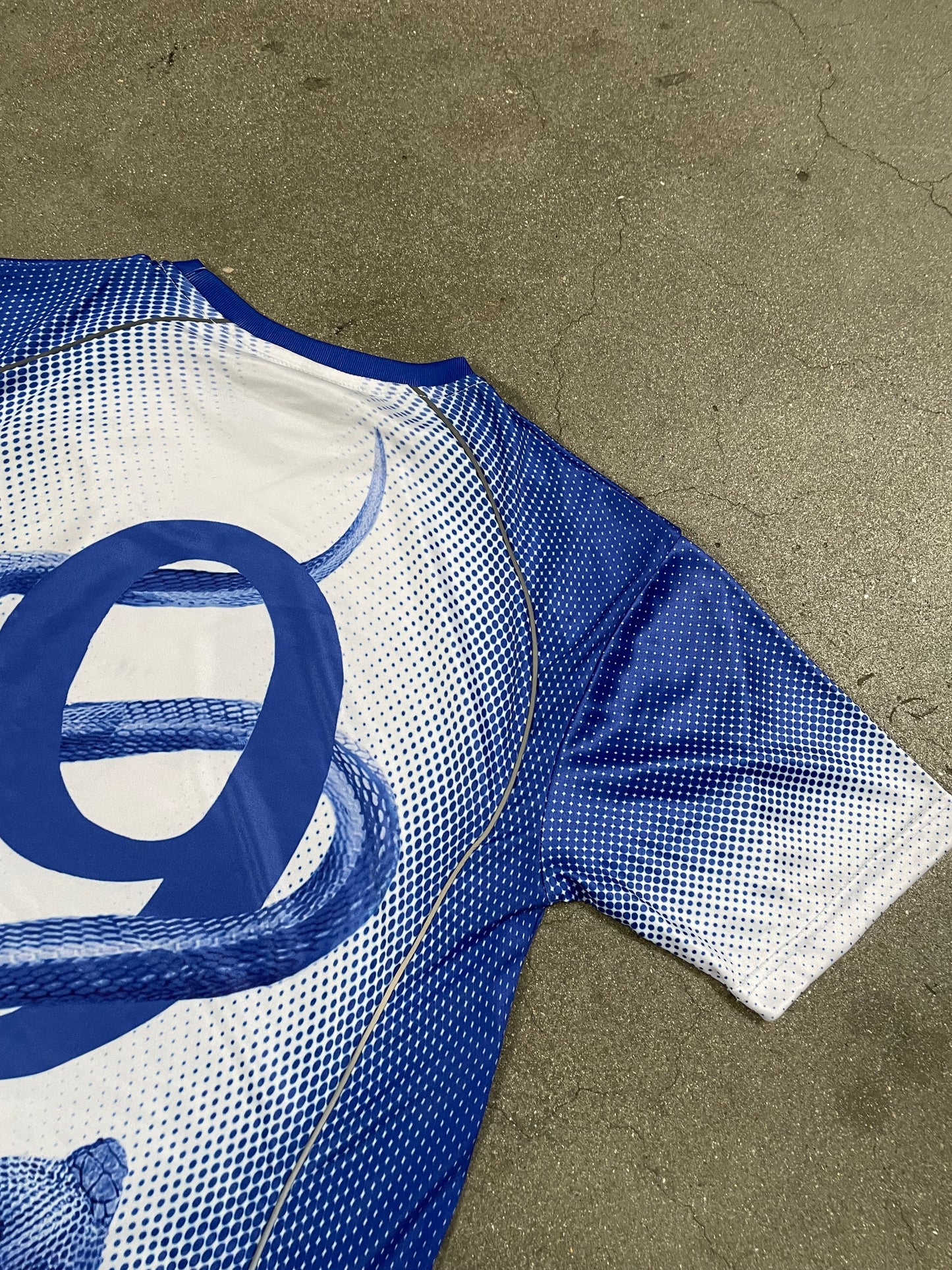 Snake Jersey Blue