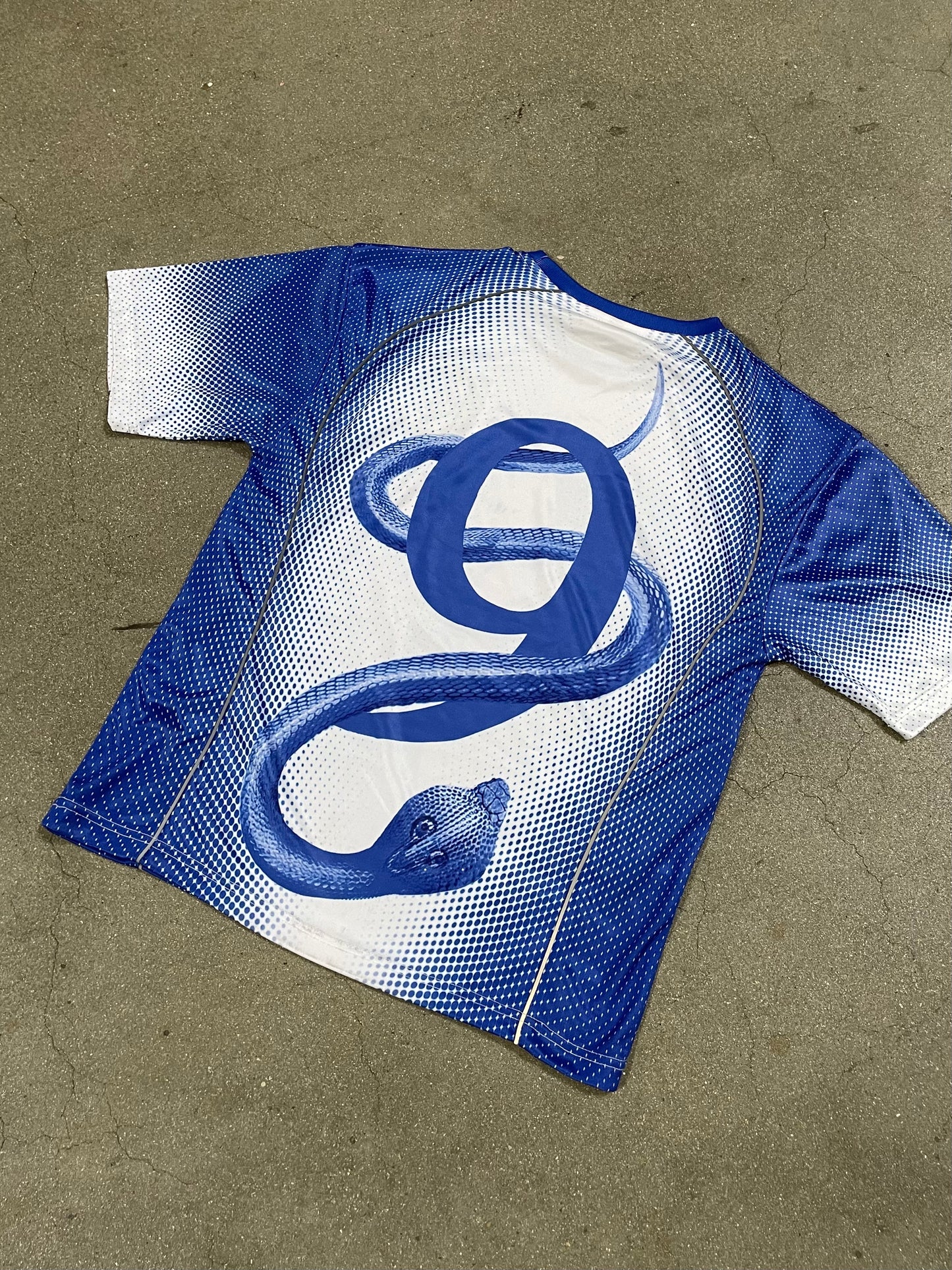 Snake Jersey Blue