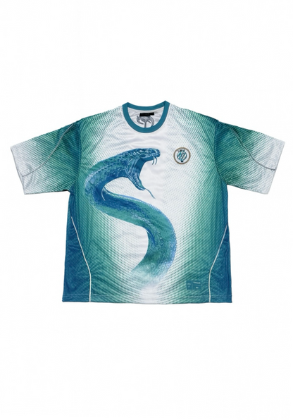 Snake Jersey Cyan