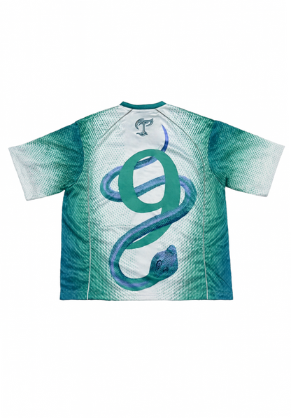 Snake Jersey Cyan
