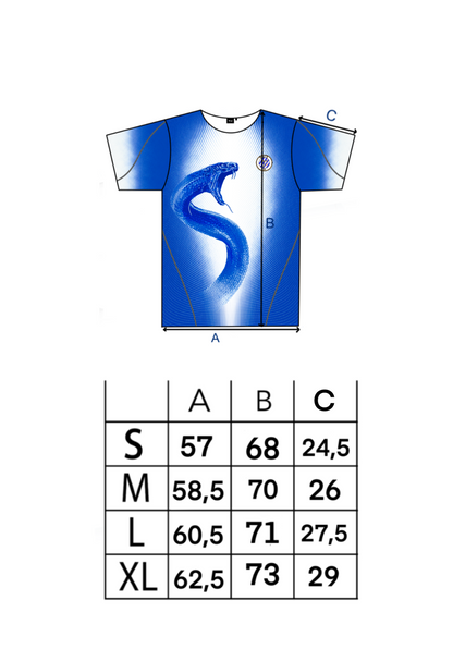 Snake Jersey Blue