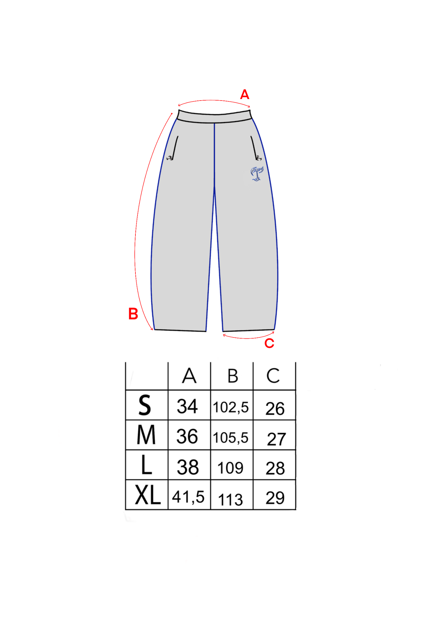 Baggy Jogger White