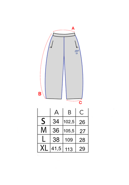 Baggy Jogger White